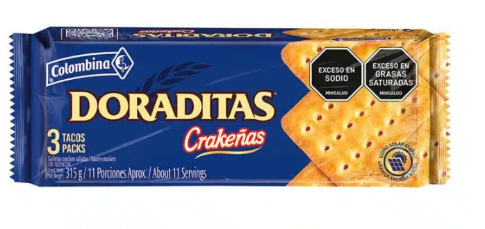 GALLETAS DORADITAS PAQUETE