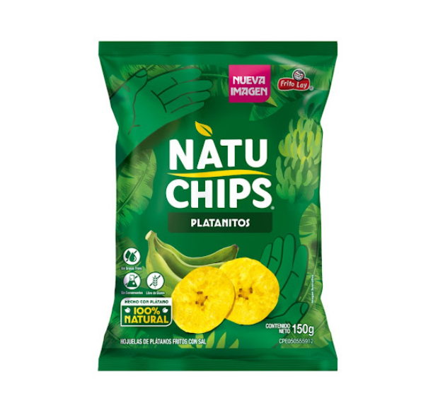 NATUCHIPS PLATANITOS 150G